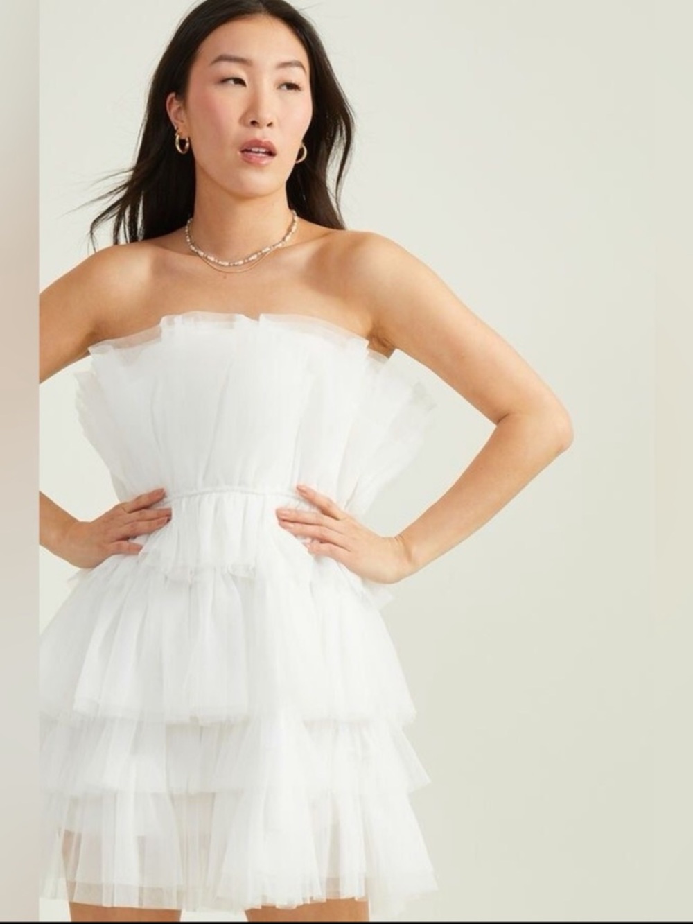 Altar’d Stare Layered Tulle Short Party Dress